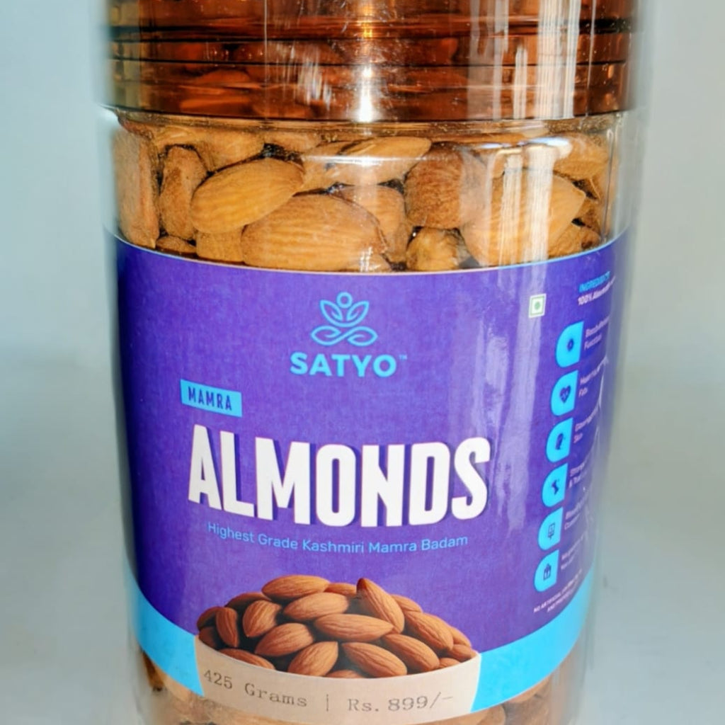 SATYO Premium Kashmiri Mamra Almonds (Badam)